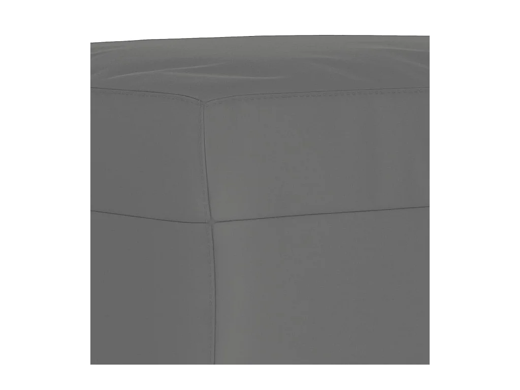 Ensemble de canapés 3 pcs coussins Gris foncé Tissu microfibre