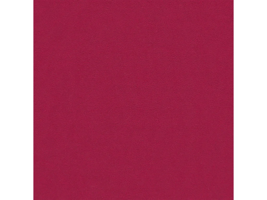 Canapé 2 places avec oreillers bordeaux 120 cm velours