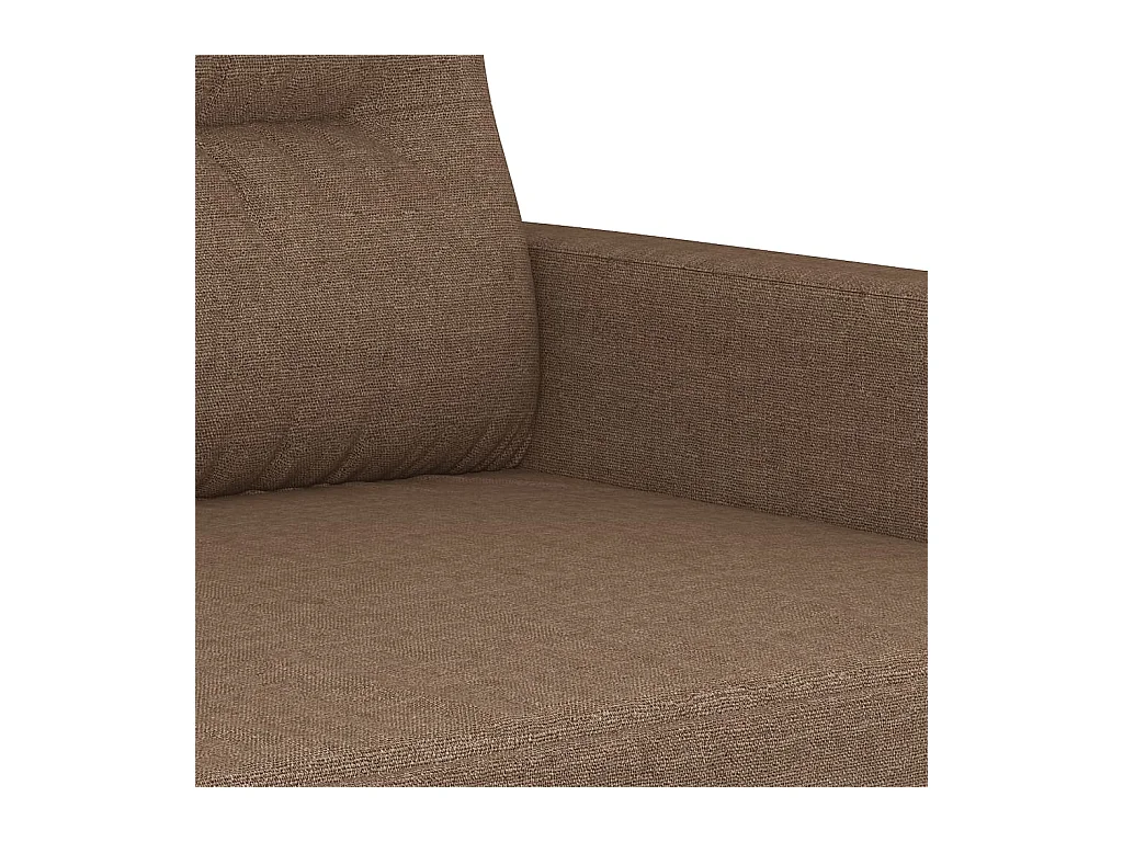 3-Sitzer-Sofa Braun 180 cm Stoff