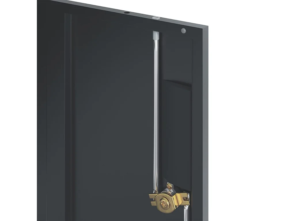 Armadio Classificatore Antracite 90x40x40 cm in Acciaio