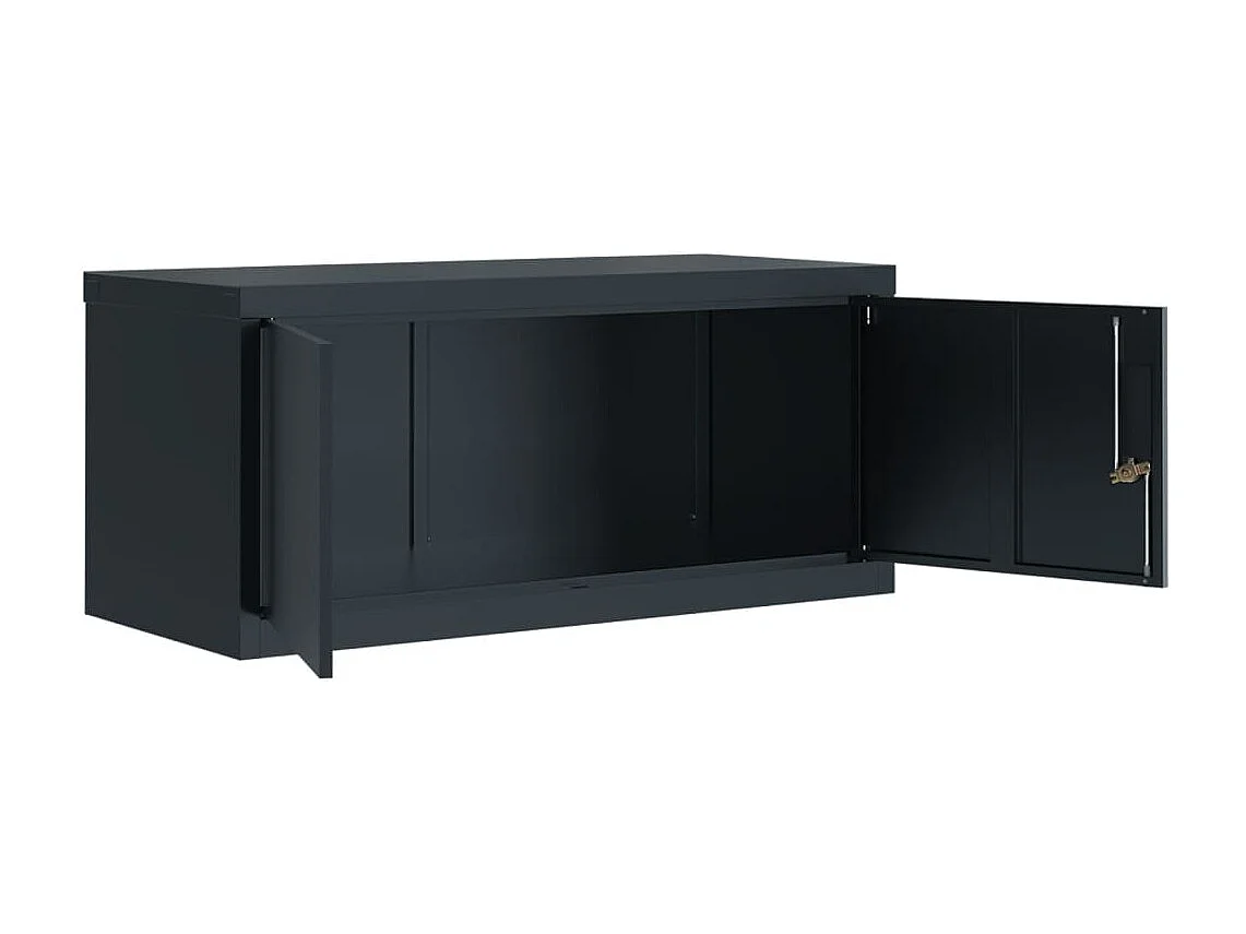 Classeur anthracite 90x40x40 cm acier