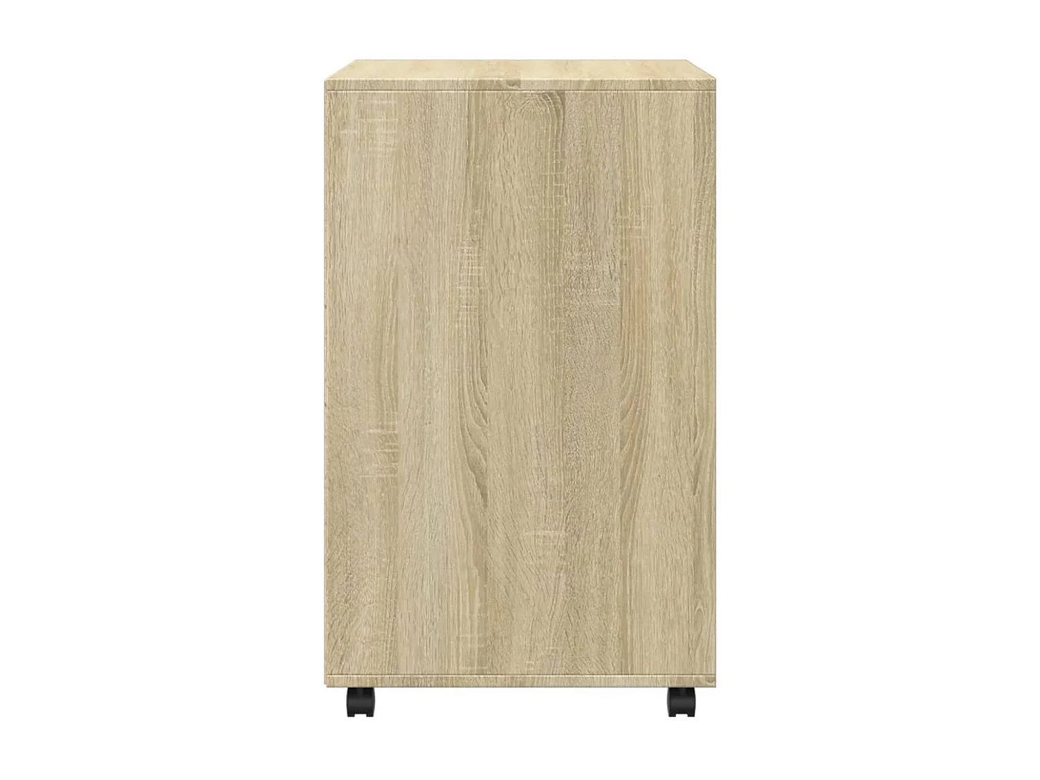 Armario con ruedas madera ingeniería roble Sonoma 60x48x81 cm