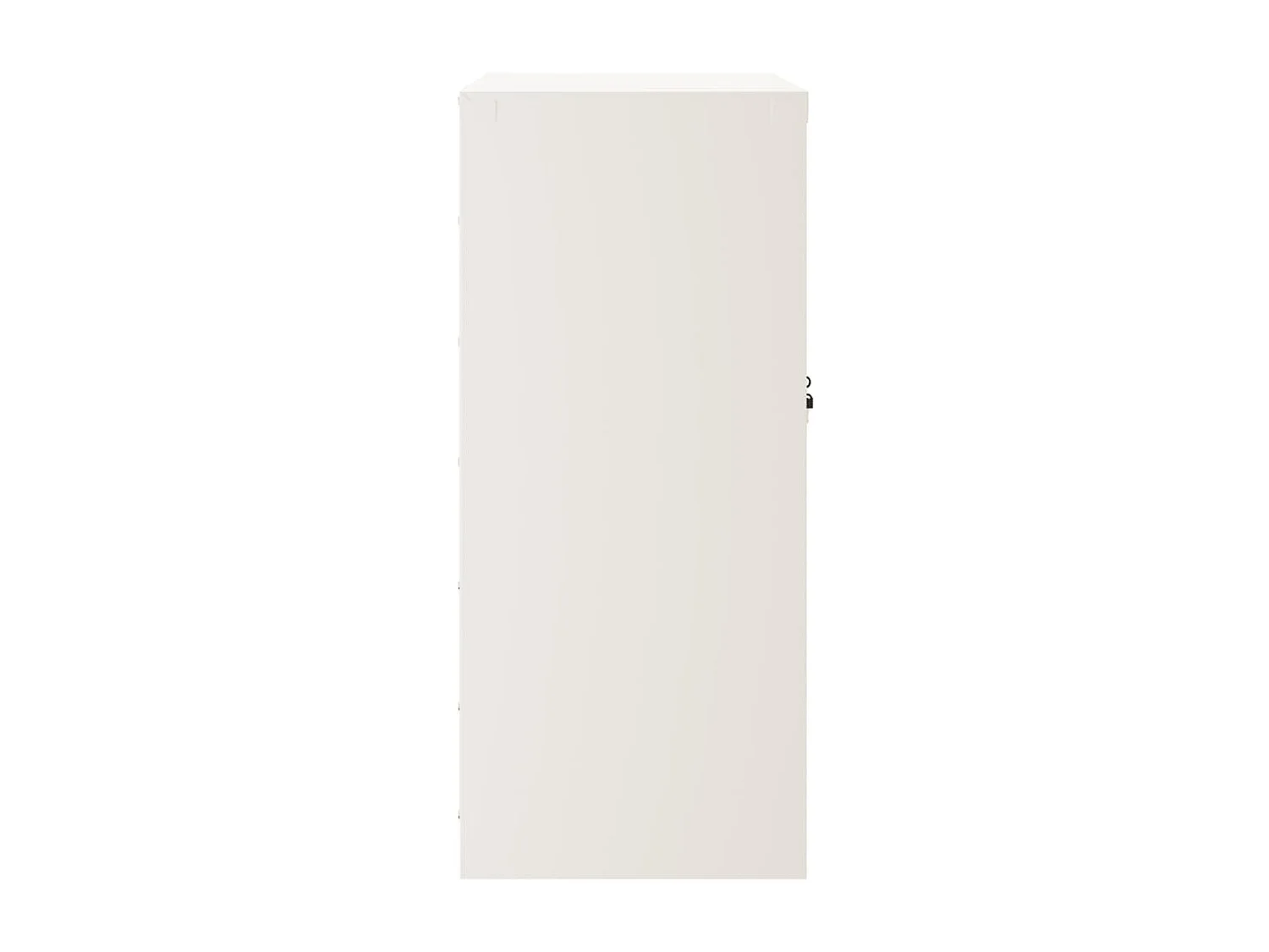 Aktenschrank Weiß 79x40x90 cm Stahl