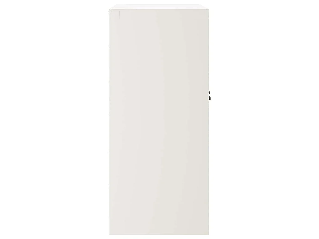 Classeur blanc 79x40x90 cm acier