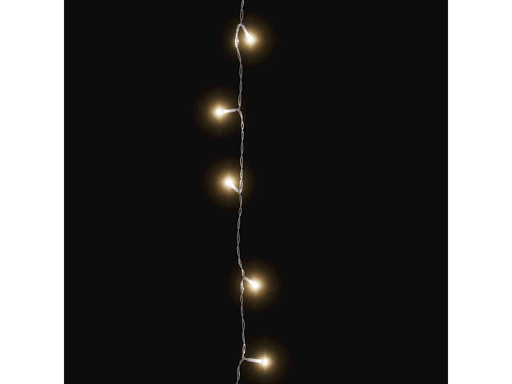 Guirlande LED avec 1000 LED Blanc chaud 100 m PVC