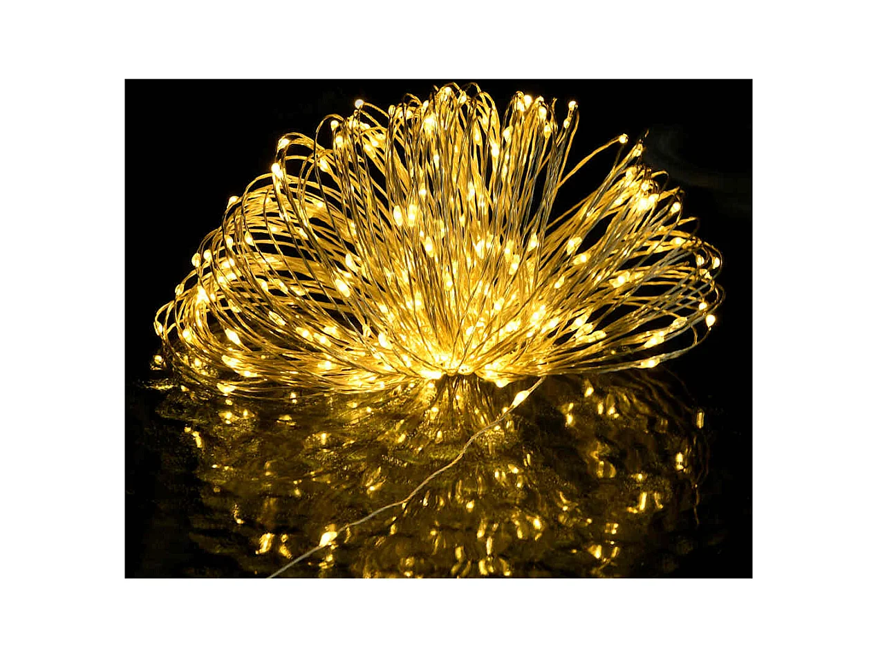 Guirlande LED avec 150 LED Blanc chaud 15 m