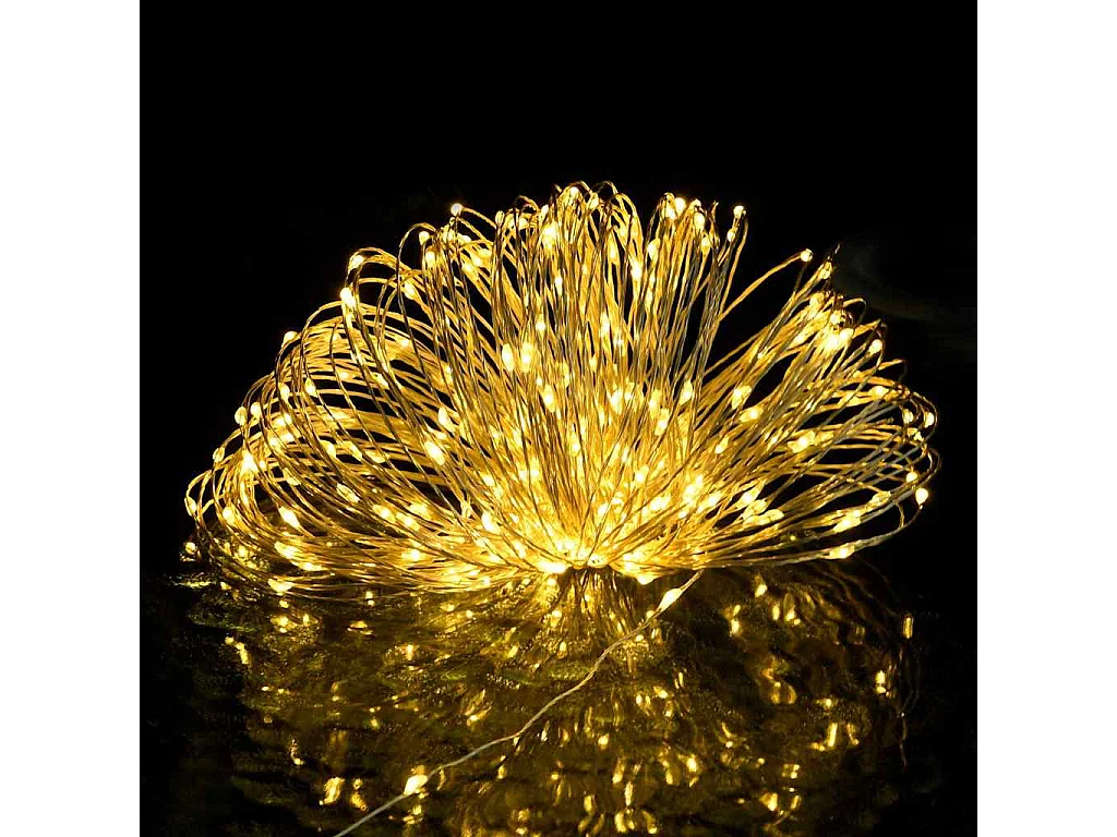 Guirlande LED avec 150 LED Blanc chaud 15 m