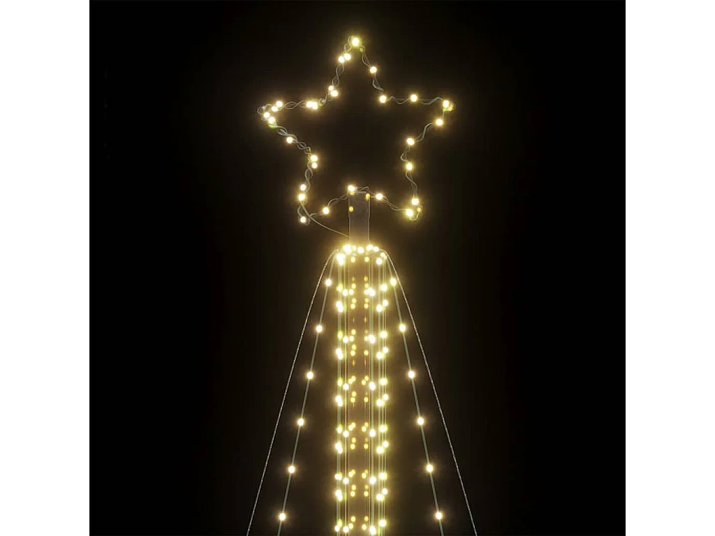 LED-kerstboom 861 LEDs warm wit 478 cm