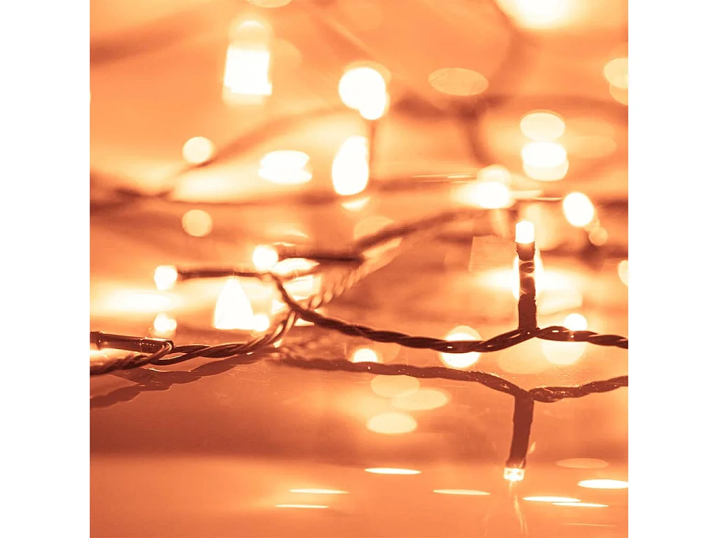 Albero di Natale Artificiale con 300 LED e Neve Floccata 240 cm