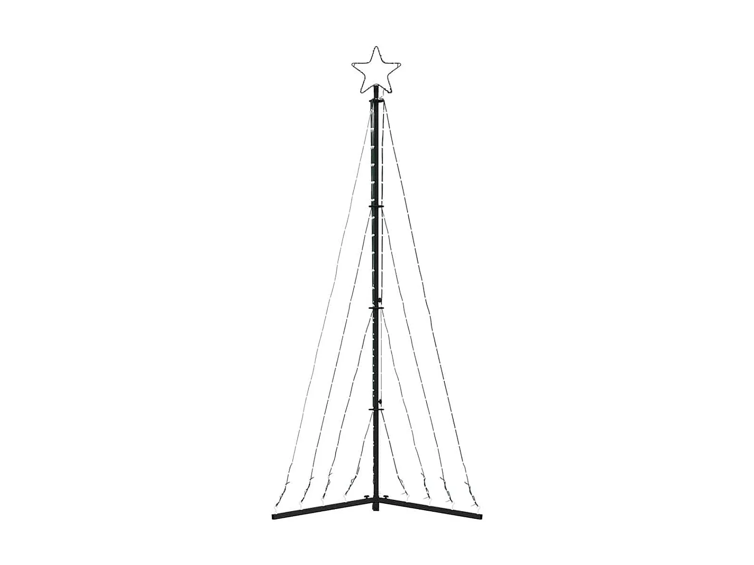 LED-kerstboom 339 LEDs warm wit 187 cm