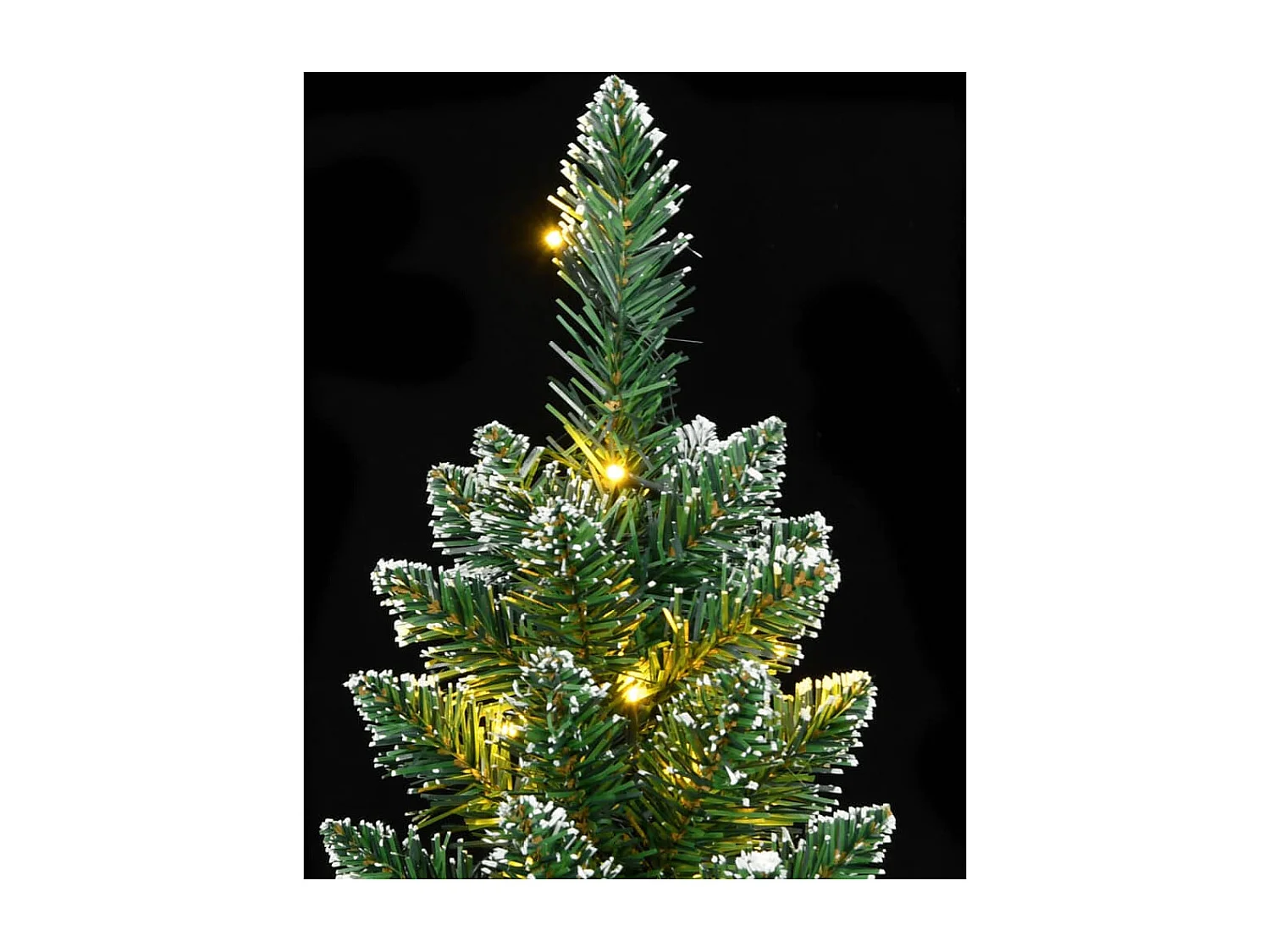 Künstlicher Weihnachtsbaum Schlank 300 LEDs 240 cm