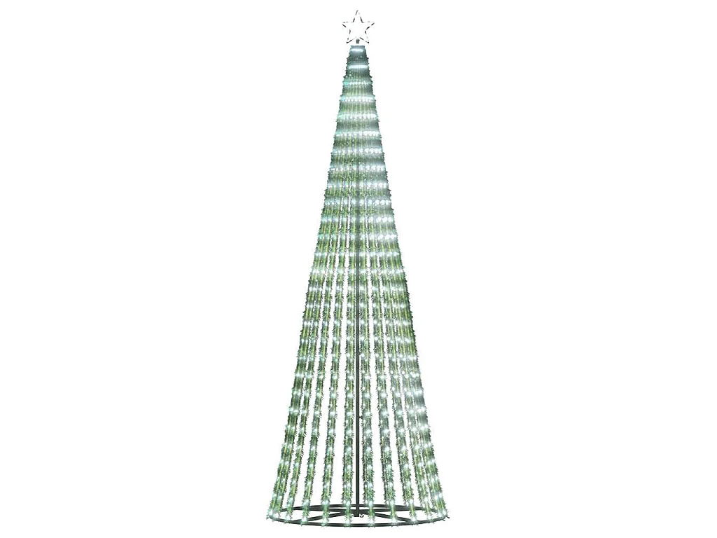 LED-kerstboom 475 LEDs koud wit 247 cm
