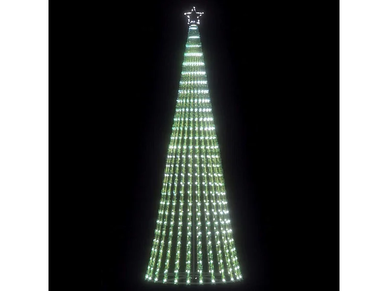 LED Weihnachtsbaum 475 LEDs Kaltweiß 247 cm