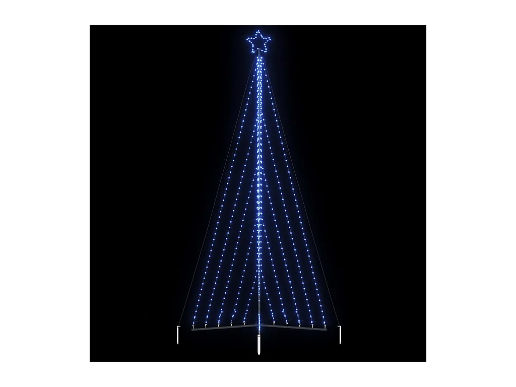 Sapin de Noël à LED 570 LED bleu 399 cm