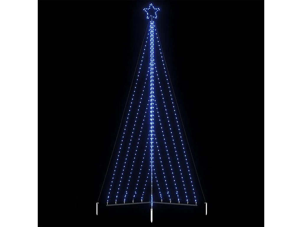 Sapin de Noël à LED 570 LED bleu 399 cm