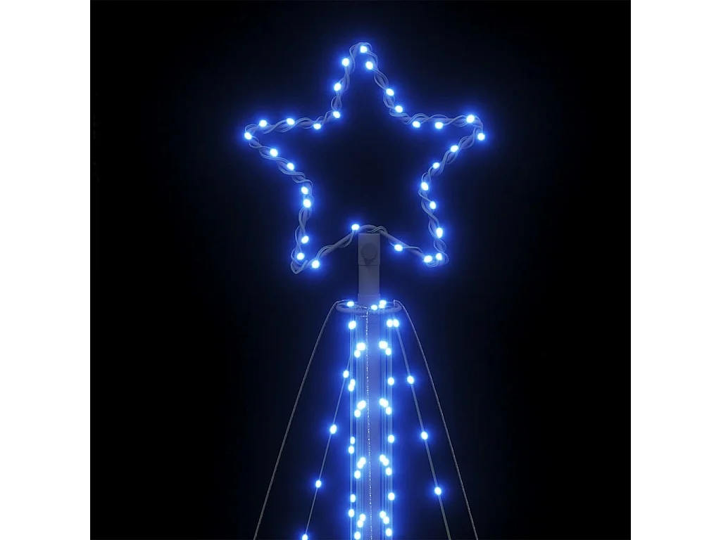 Sapin de Noël à LED 570 LED bleu 399 cm