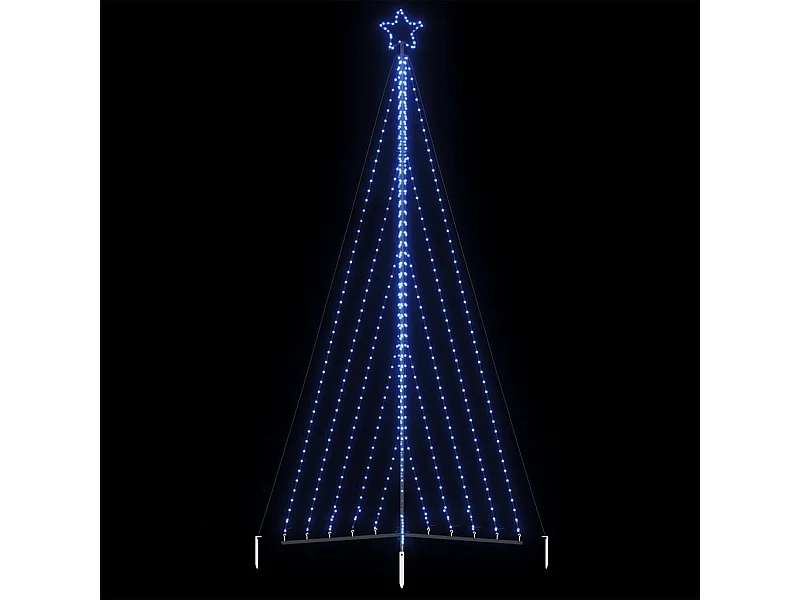 Sapin de Noël à LED 570 LED bleu 399 cm
