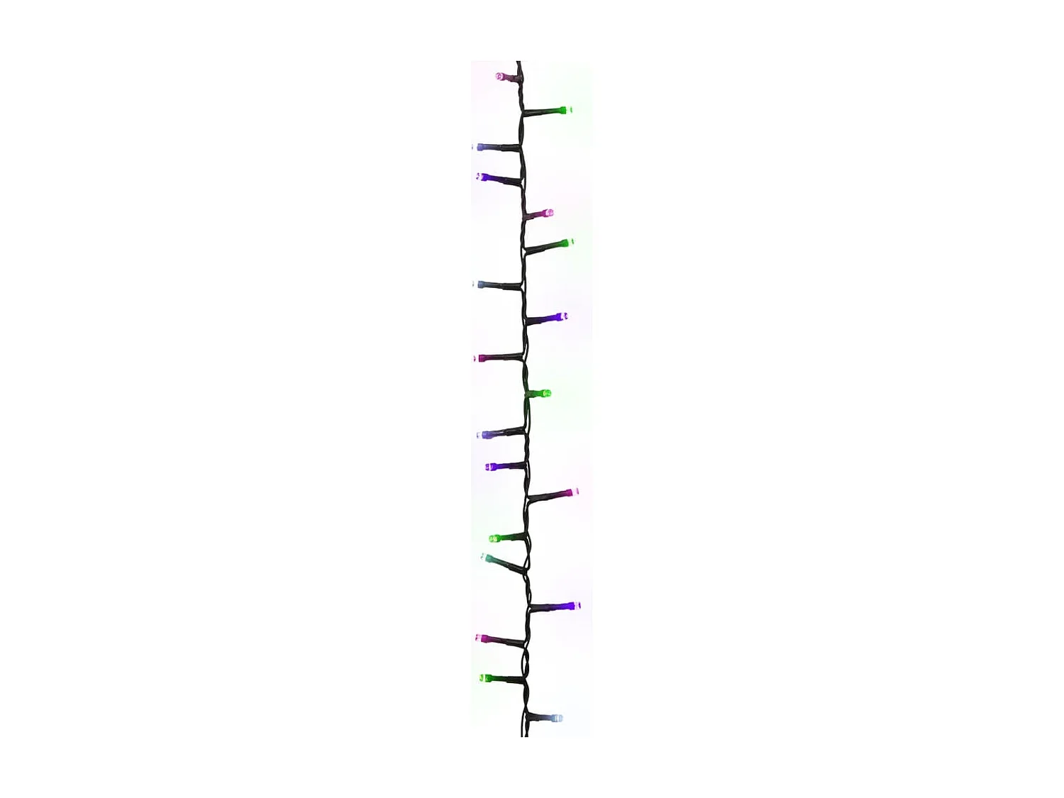 Cordão de luzes compacto 2000 luzes LED 45m PVC pastel multicor