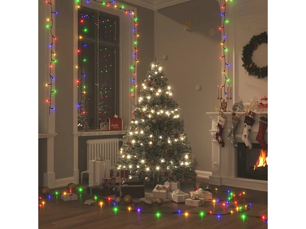Stringa LED con 150 Luci LED Multicolore 15 m in PVC