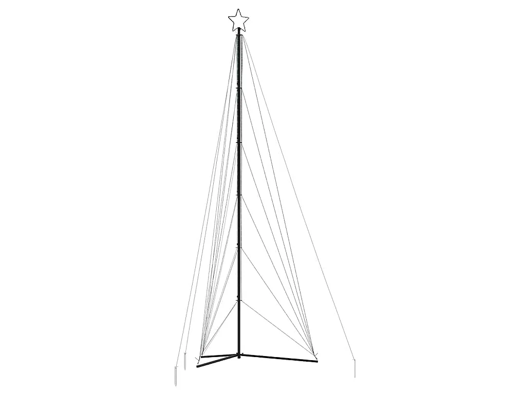LED-kerstboom 861 LEDs kleurrijk 478 cm