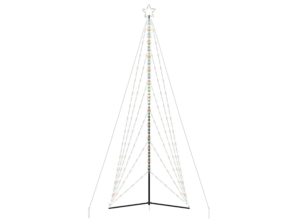 LED-kerstboom 861 LEDs kleurrijk 478 cm
