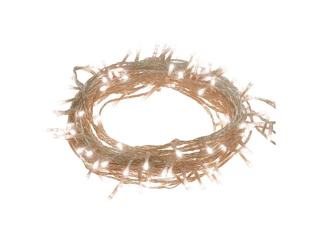 Guirlande LED avec 400 LED Blanc chaud 40 m PVC