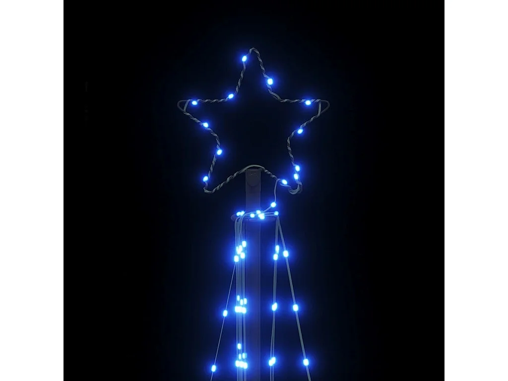 LED-kerstboom 339 LEDs 187 cm blauw