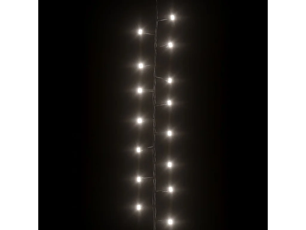 Guirlande à LED compacte avec 400 LED Blanc froid 13 m PVC