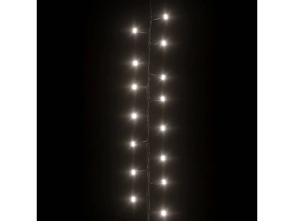Tira de luces compacta con 400 LED PVC blanco frío 13 m