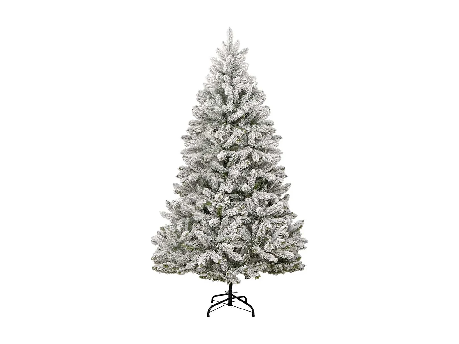 Kunstkerstboom met scharnieren 300 LED's en kerstballen 210 cm