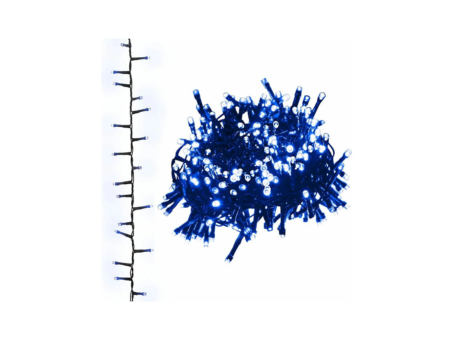 LED-Lichterkette mit 2000 LEDs Blau 45 m PVC