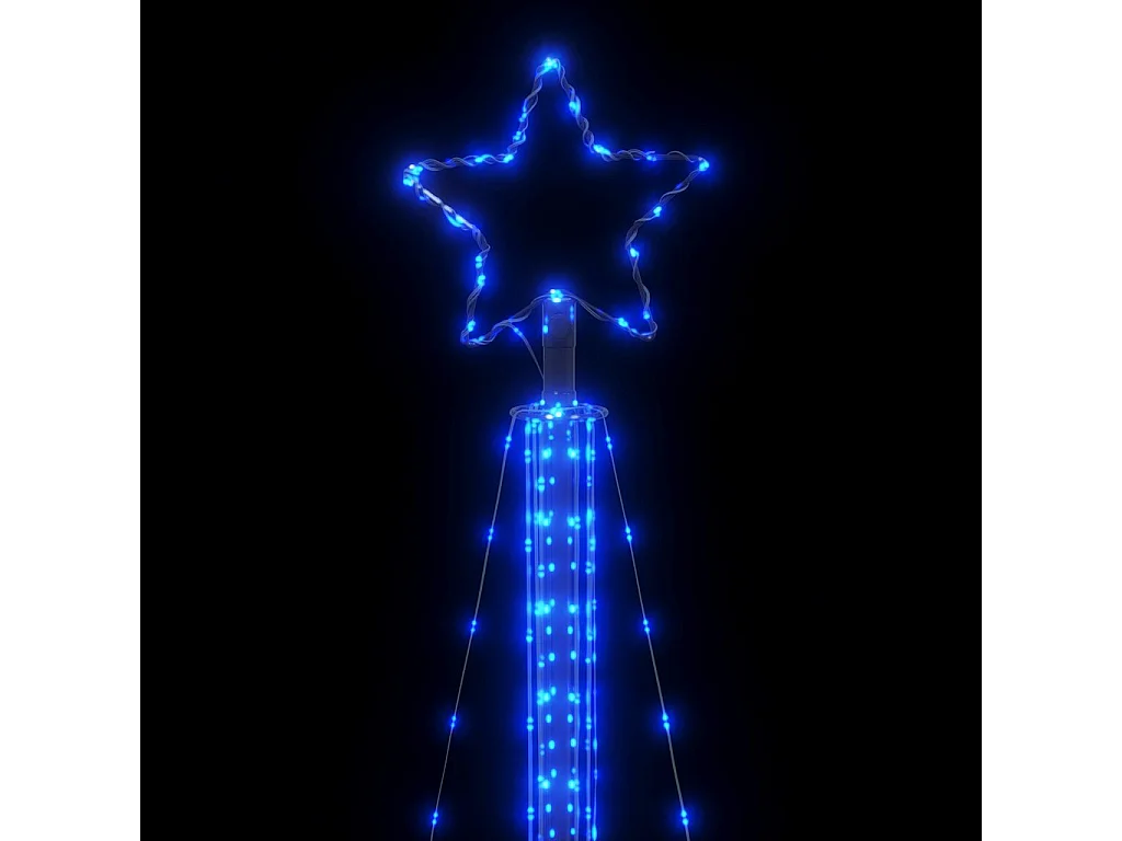 Sapin de Noël à LED 525 LED bleu 302 cm