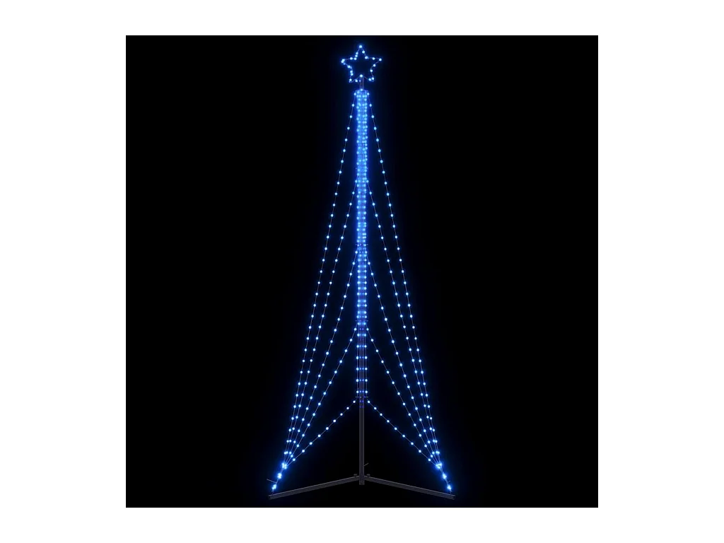 LED Weihnachtsbaum 525 LEDs Blau 302 cm