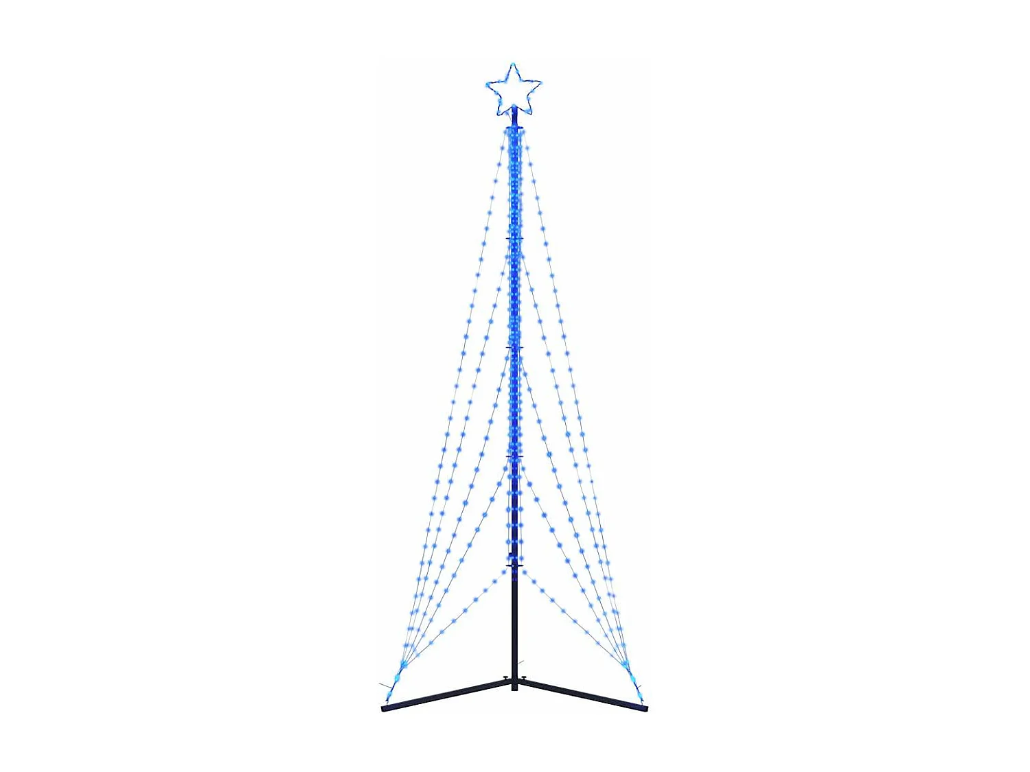 Árbol de Navidad LED 525 LEDs azul 302 cm
