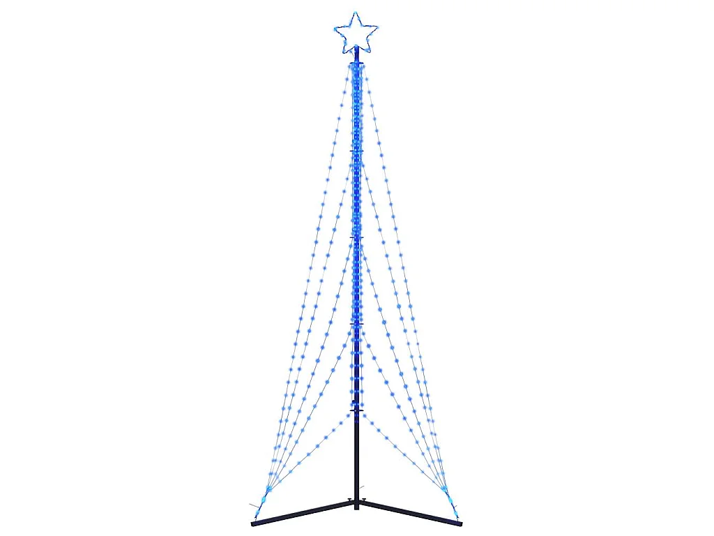 Sapin de Noël à LED 525 LED bleu 302 cm