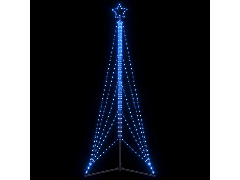 Sapin de Noël à LED 525 LED bleu 302 cm