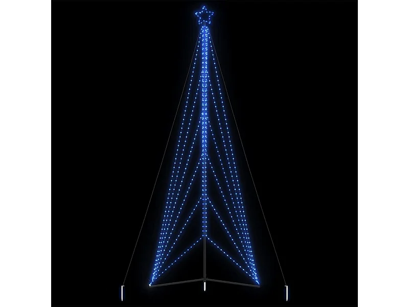 Sapin de Noël à LED 861 LED bleu 478 cm