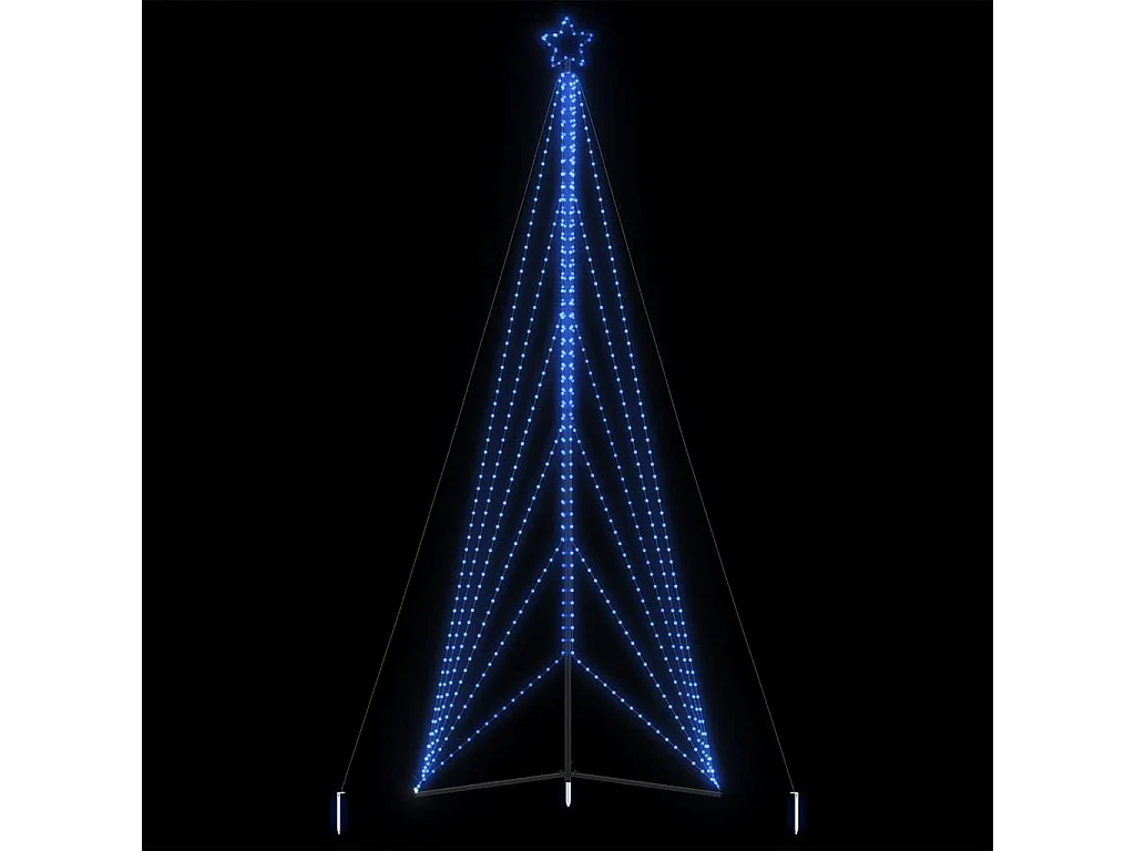 Sapin de Noël à LED 861 LED bleu 478 cm