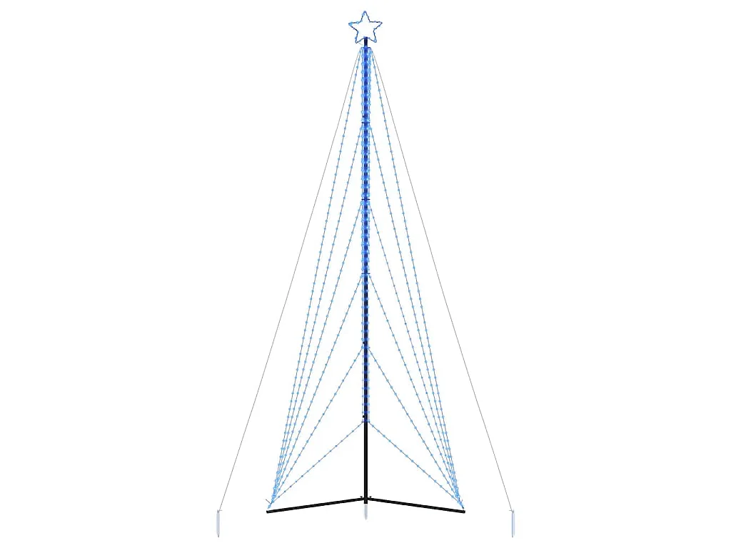 Sapin de Noël à LED 861 LED bleu 478 cm