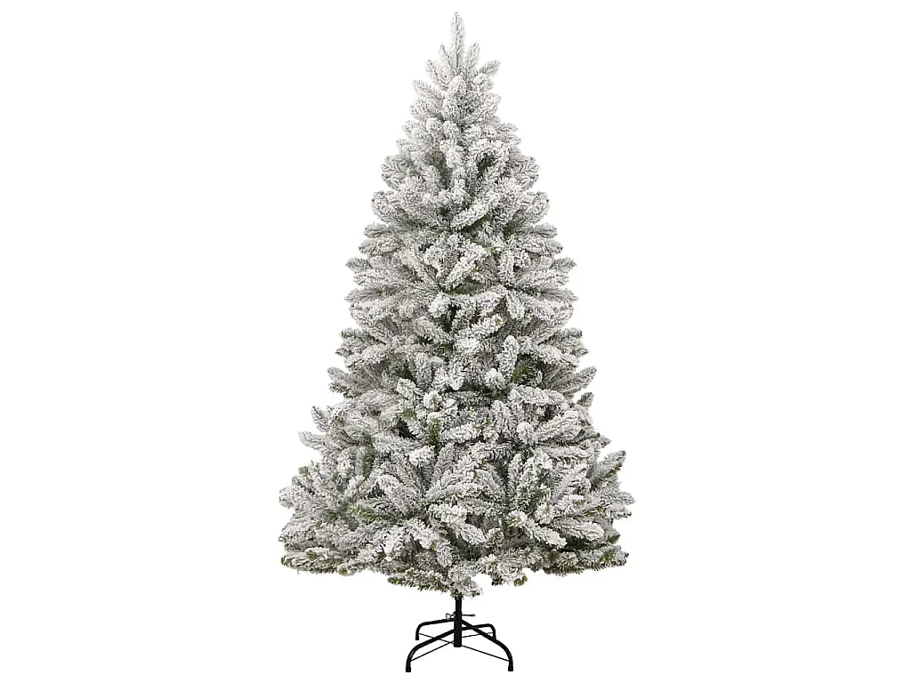 Kunstkerstboom met scharnieren 300 LED's en kerstballen 270 cm