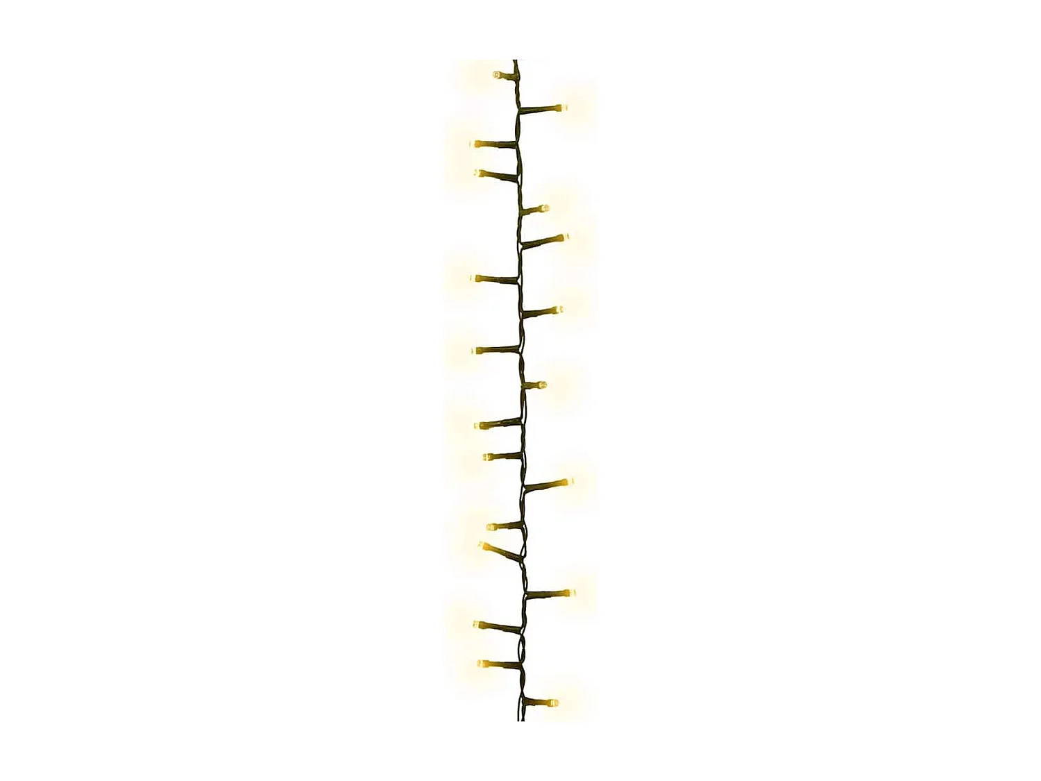LED-Lichterkette mit 1000 LEDs Warmweiß 25 m PVC