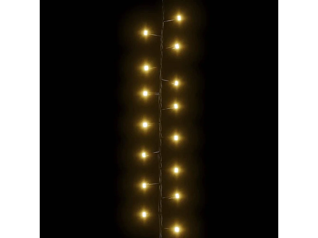LED-Lichterkette mit 1000 LEDs Warmweiß 25 m PVC