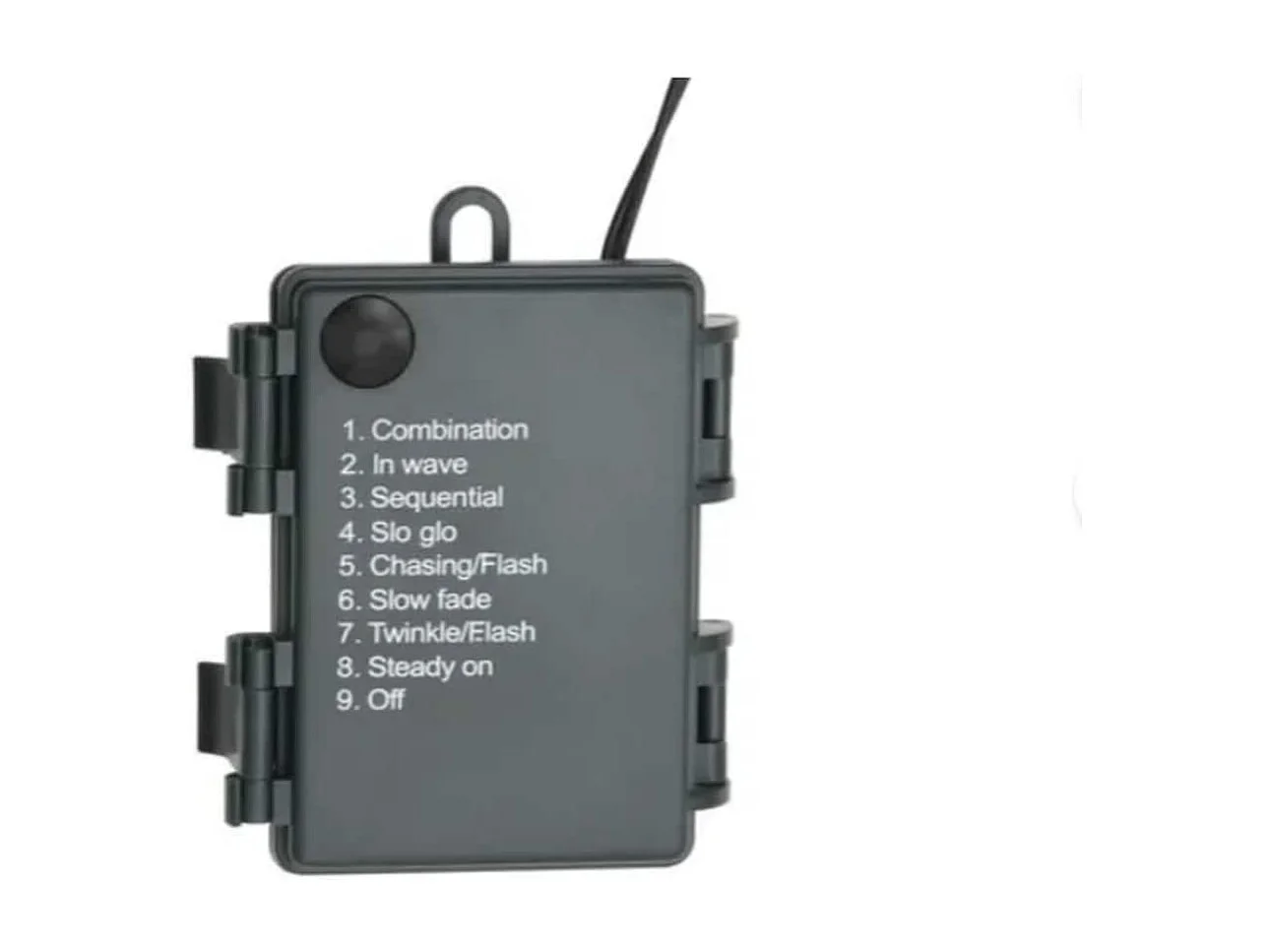 Grinalda de Natal com luzes LED 2,7 m PVC verde