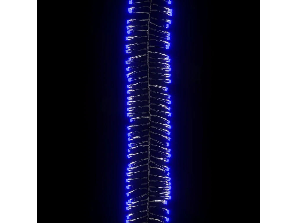 Cordão de luzes agrupadas 1000 luzes LED PVC azul