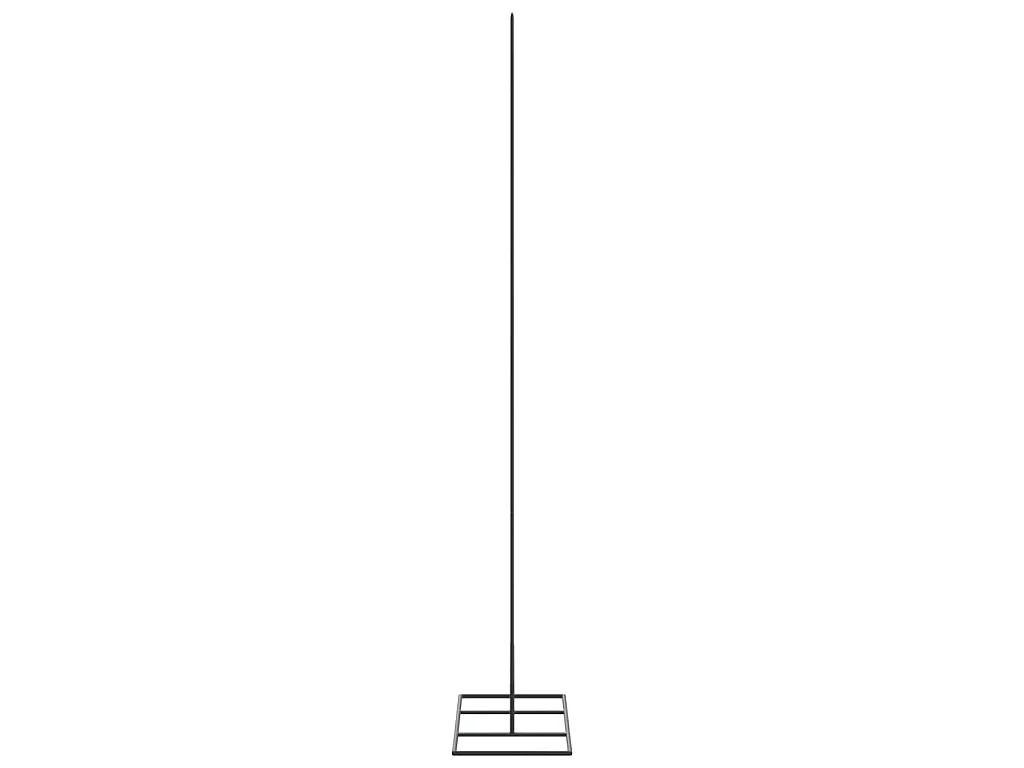 Kerstdecoratie kerstboom 150 cm metaal zwart