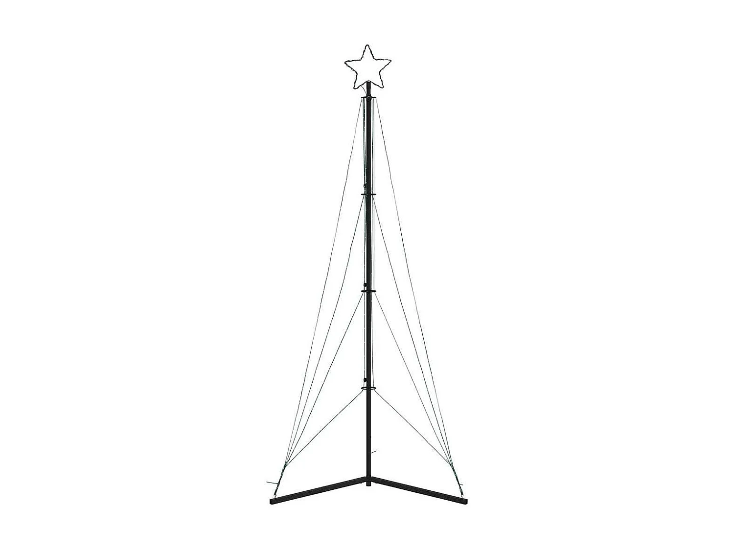 LED Árvore de Natal 483 LEDs Azul 240 cm