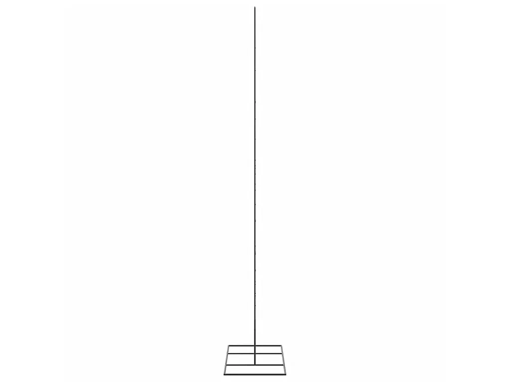 Árbol de Navidad para decoración metal negro 210 cm