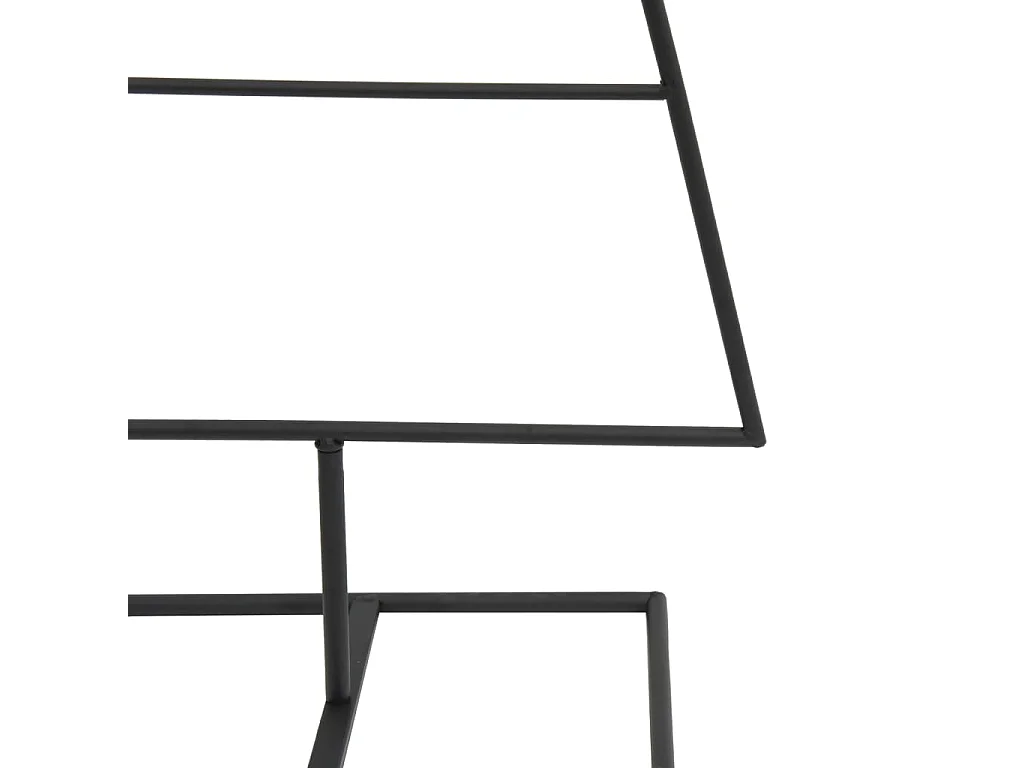 Árvore de Natal para decoração 60 cm metal preto
