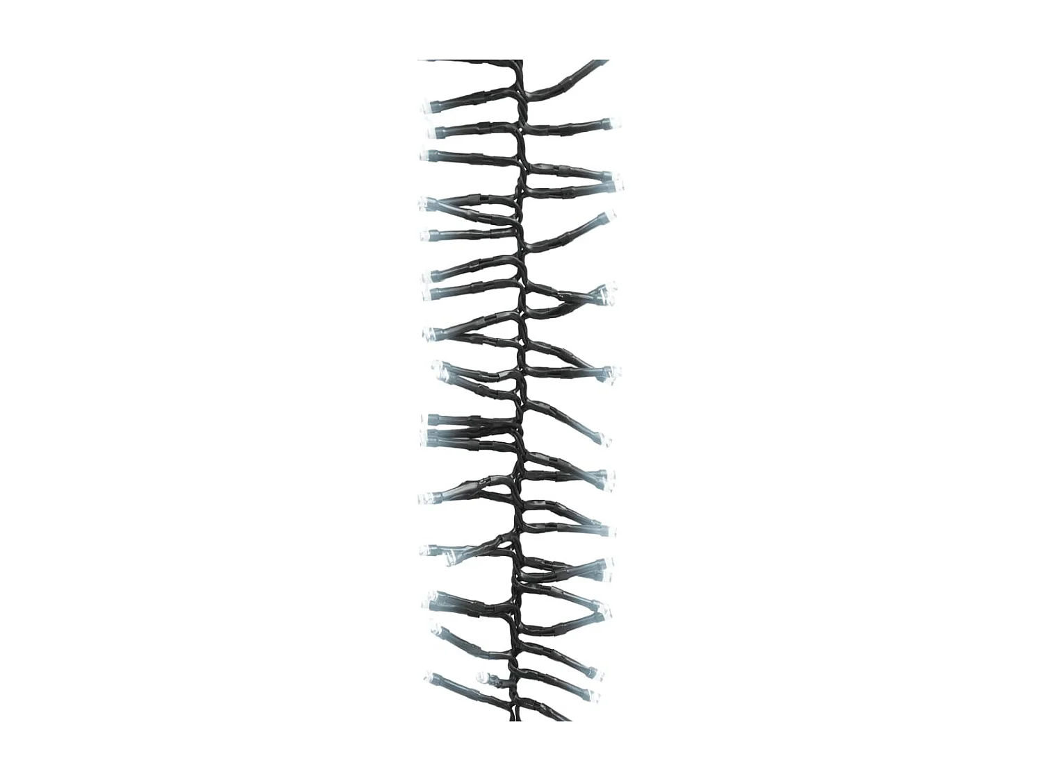 Cordão de luzes agrupadas 1000 luzes LED PVC branco frio