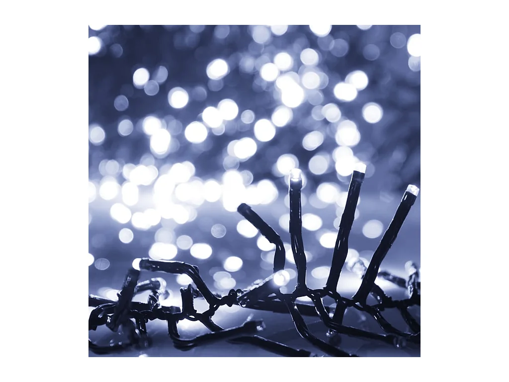 Guirlande lumineuse à LED groupées 3000 LED Blanc froid 23m PVC